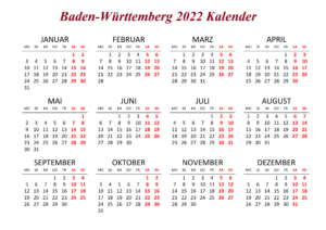 Wann Sind Die Sommerferien Baden-Württemberg 2022?