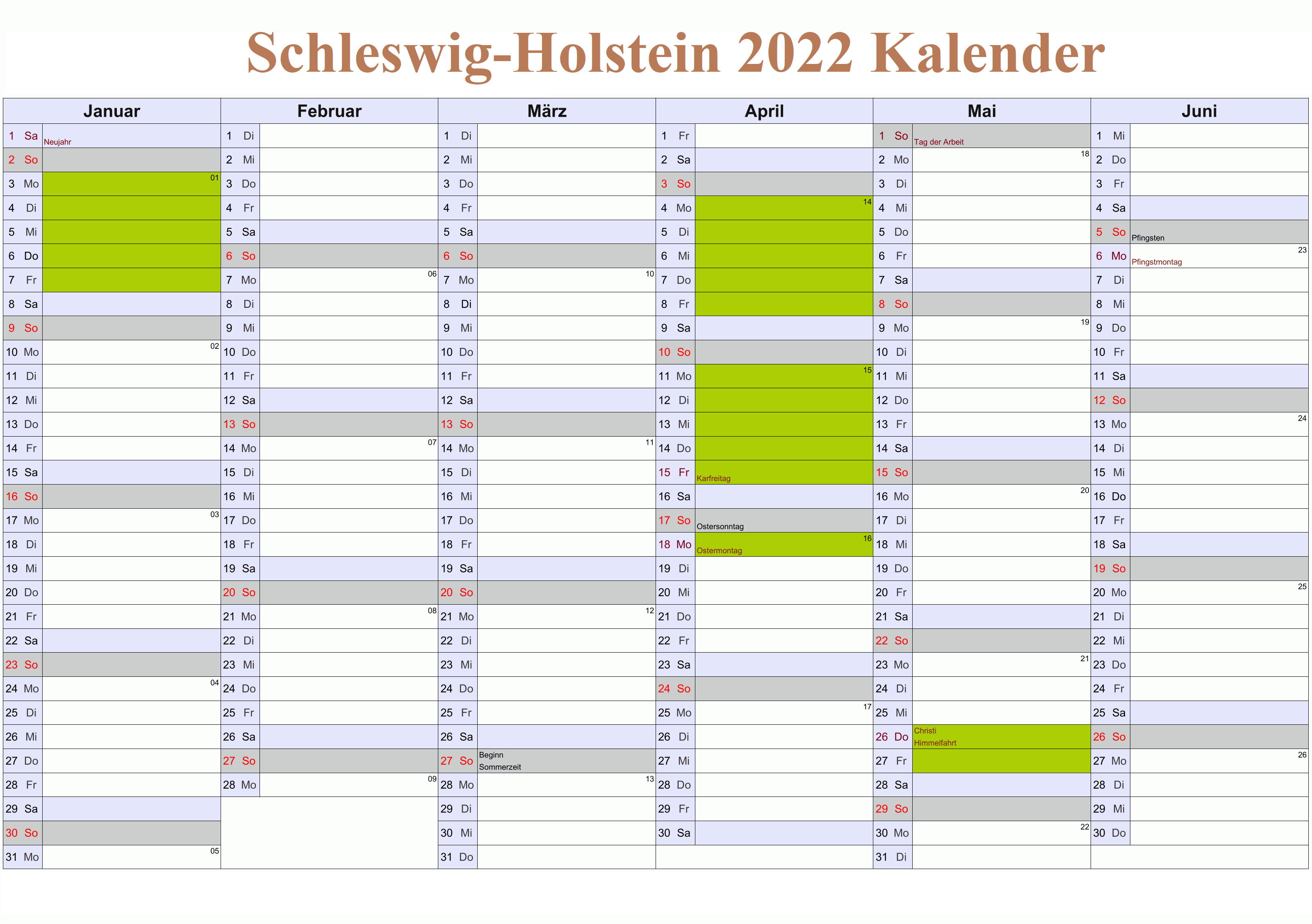 Wann Sind Die Sommerferien Schleswig-Holstein 2022?