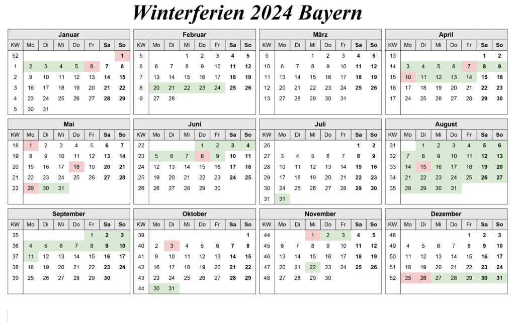 Wann Sind Winterferien In Bayern thebestekalender.de