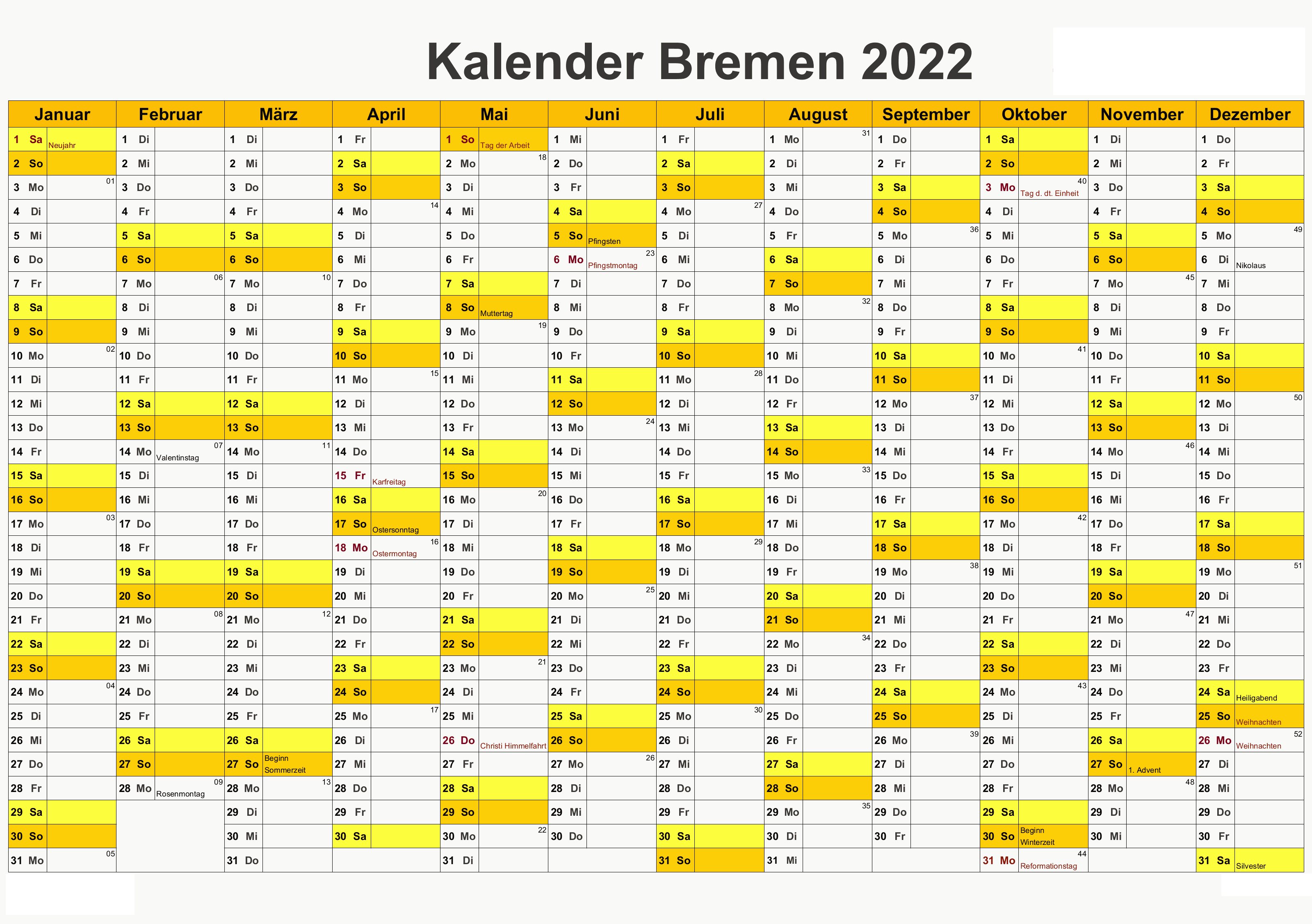 Wann Sind Die Sommerferien Bremen 2022?