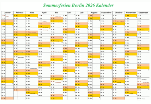 Feiertagen 2026 Berlin Kalender